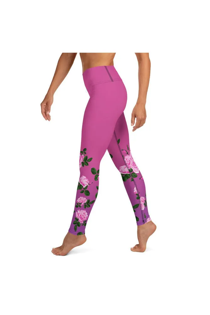 Rose Kimono Yoga Leggings