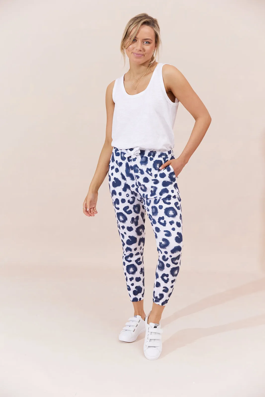 Sadie Pants - Snow Leopard