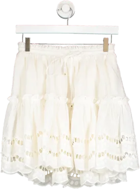 Seven Wonders White Alannah Mini Skirt UK 6