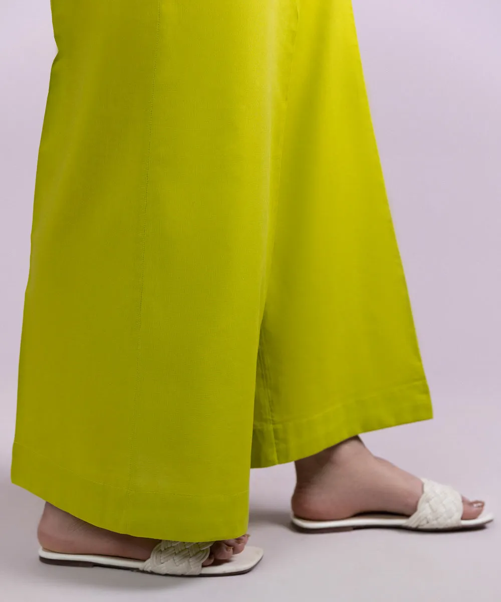 Solid Cotton Viscose Culottes