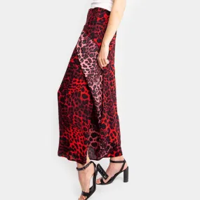 Summer Leopard Wide Leg Palazzo Pants