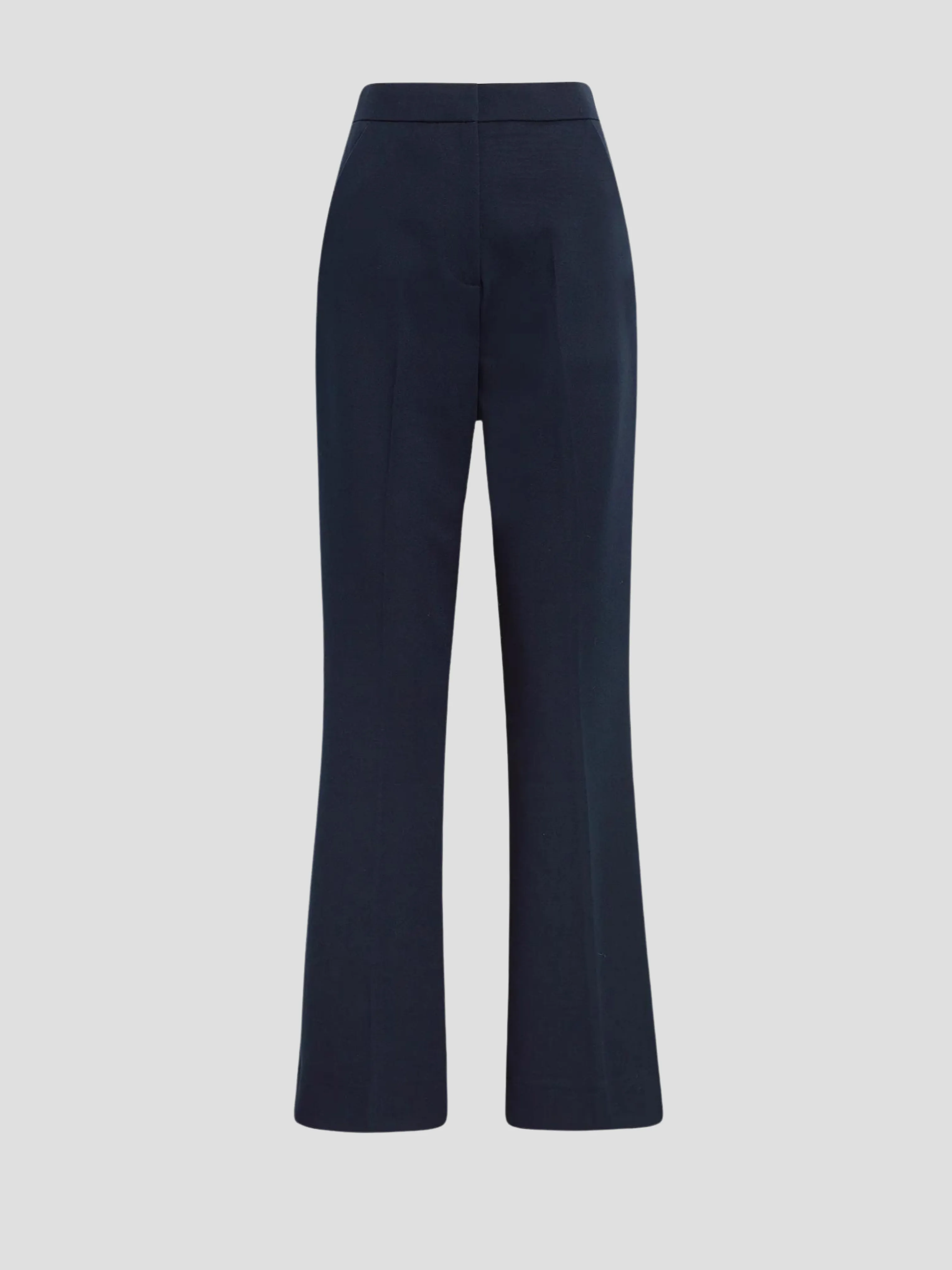 The Phoebe Crop Flare Pant in Navy