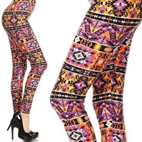 Wicked Soft Mardi Gras OS Leggings