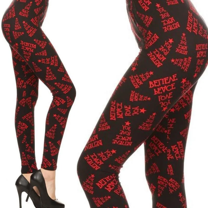 Wicked Soft O' Christmas Tree OS Leggings