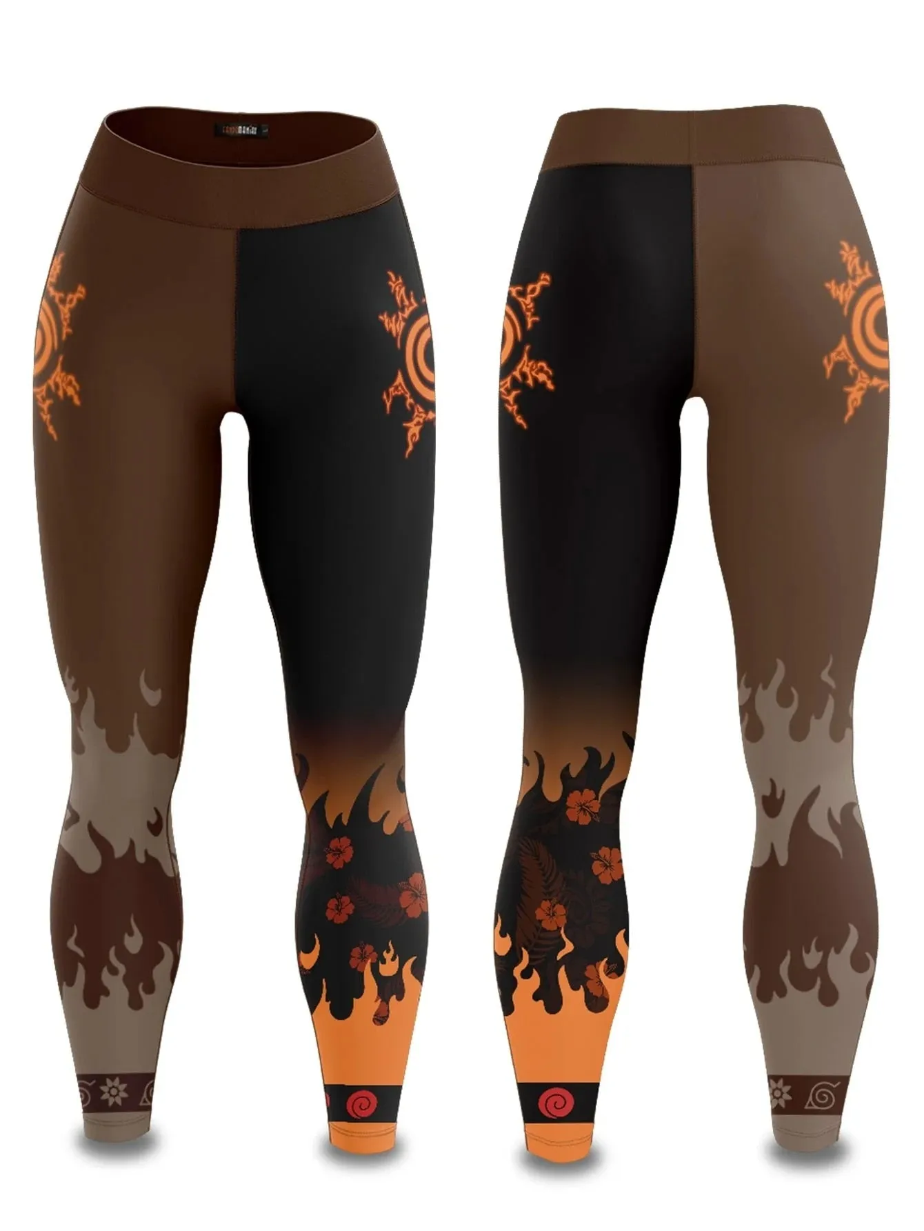 Women's Naruto 'Black Sun' Leggings Yoga Pants